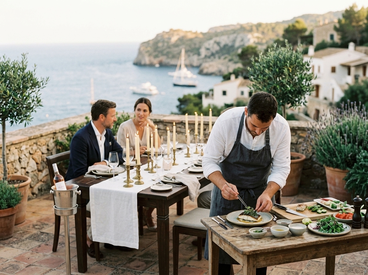 Private villa dining sanctuary